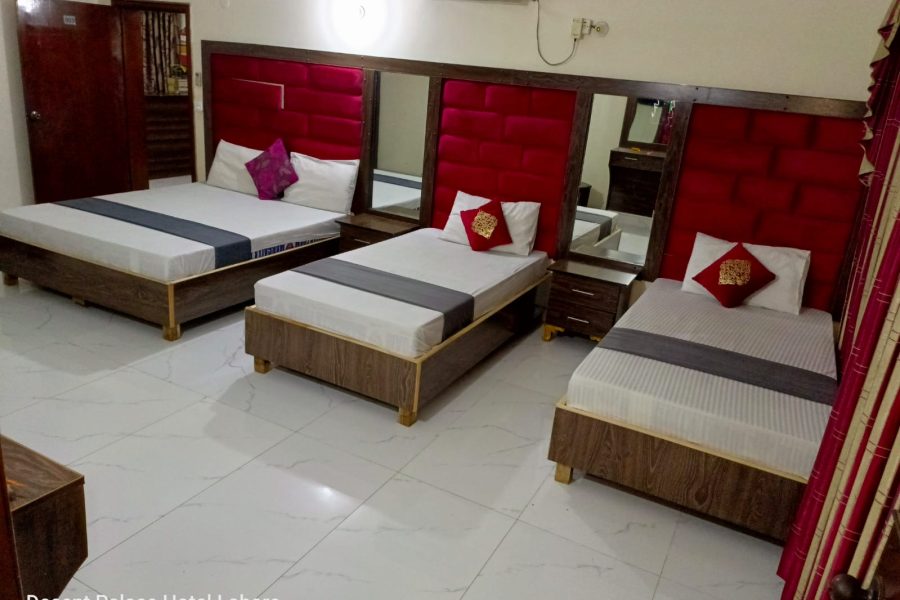 Family accommodation in Lahore with spacious rooms