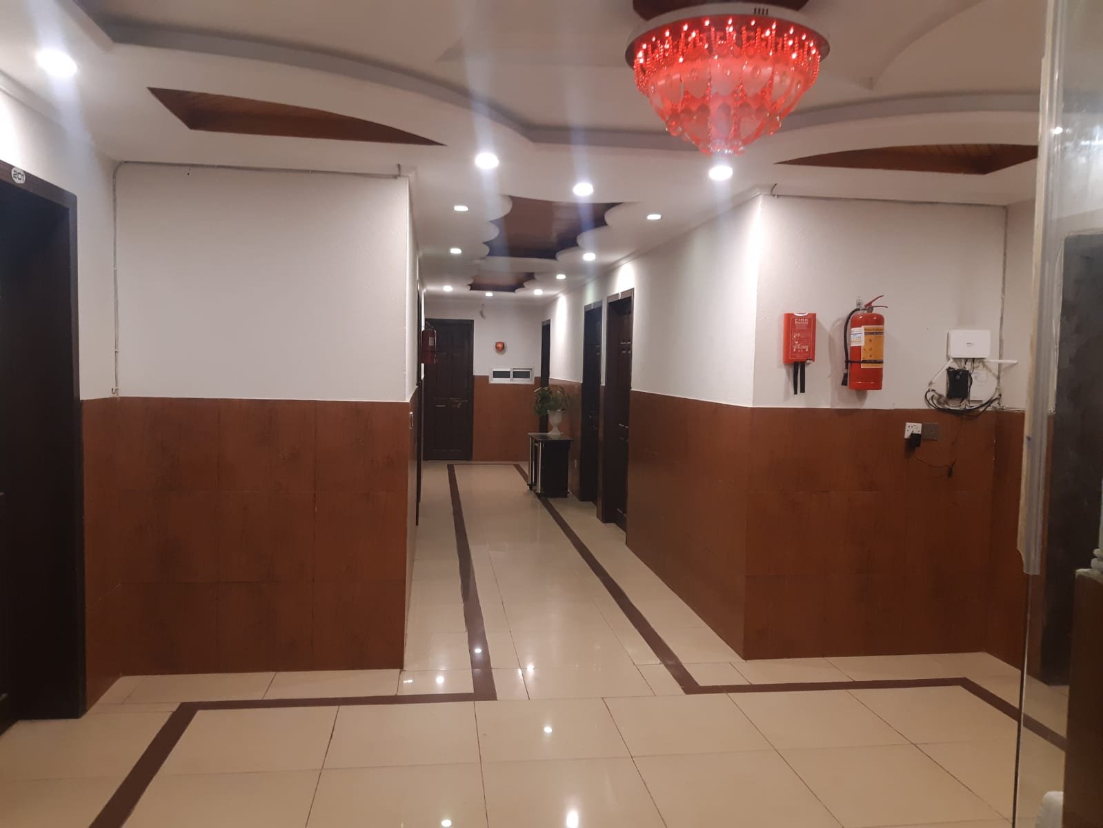 Lobby and dining area